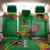St Kitts and Nevis Cricket Patriots Back Car Seat Cover Caribbean Tropical Plants Sporty Green - Wonder Print Shop