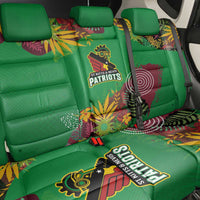 St Kitts and Nevis Cricket Patriots Back Car Seat Cover Caribbean Tropical Plants Sporty Green - Wonder Print Shop