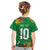 Custom St Kitts and Nevis Cricket Patriots Kid T Shirt Caribbean Tropical Plants Sporty Green - Wonder Print Shop