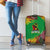 St Kitts and Nevis Cricket Patriots Luggage Cover Caribbean Tropical Plants Sporty Green - Wonder Print Shop