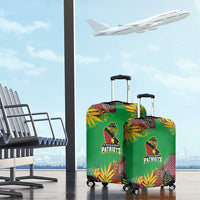 St Kitts and Nevis Cricket Patriots Luggage Cover Caribbean Tropical Plants Sporty Green - Wonder Print Shop