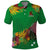 Custom St Kitts and Nevis Cricket Patriots Polo Shirt Caribbean Tropical Plants Sporty Green - Wonder Print Shop