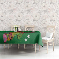 St Kitts and Nevis Cricket Patriots Tablecloth Caribbean Tropical Plants Sporty Green - Wonder Print Shop