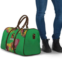 St Kitts and Nevis Cricket Patriots Travel Bag Caribbean Tropical Plants Sporty Green - Wonder Print Shop