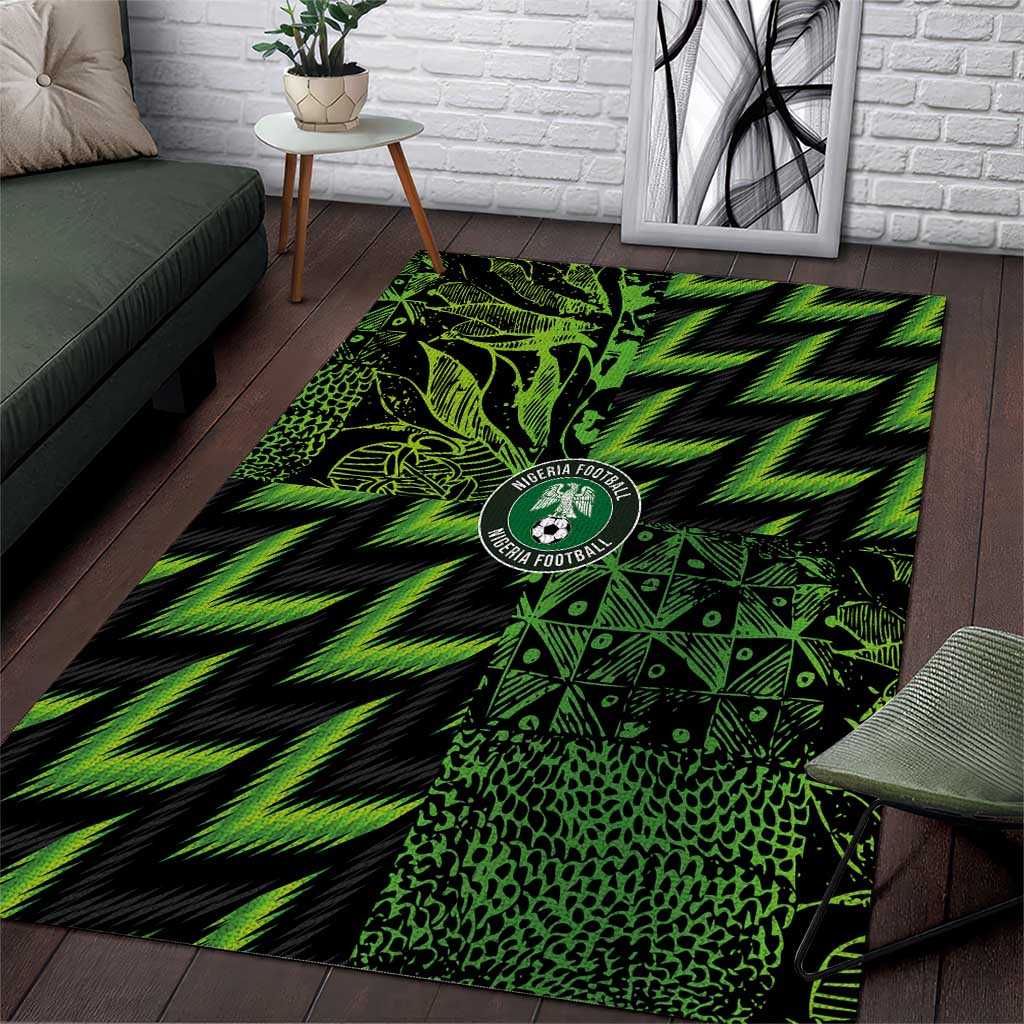 Nigeria Football Area Rug Super Eagles Champions - Wonder Print Shop