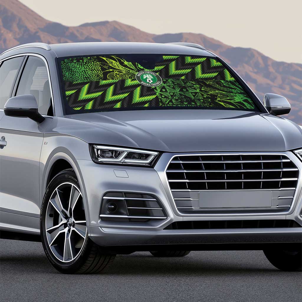 Nigeria Football Auto Sun Shade Super Eagles Champions - Wonder Print Shop