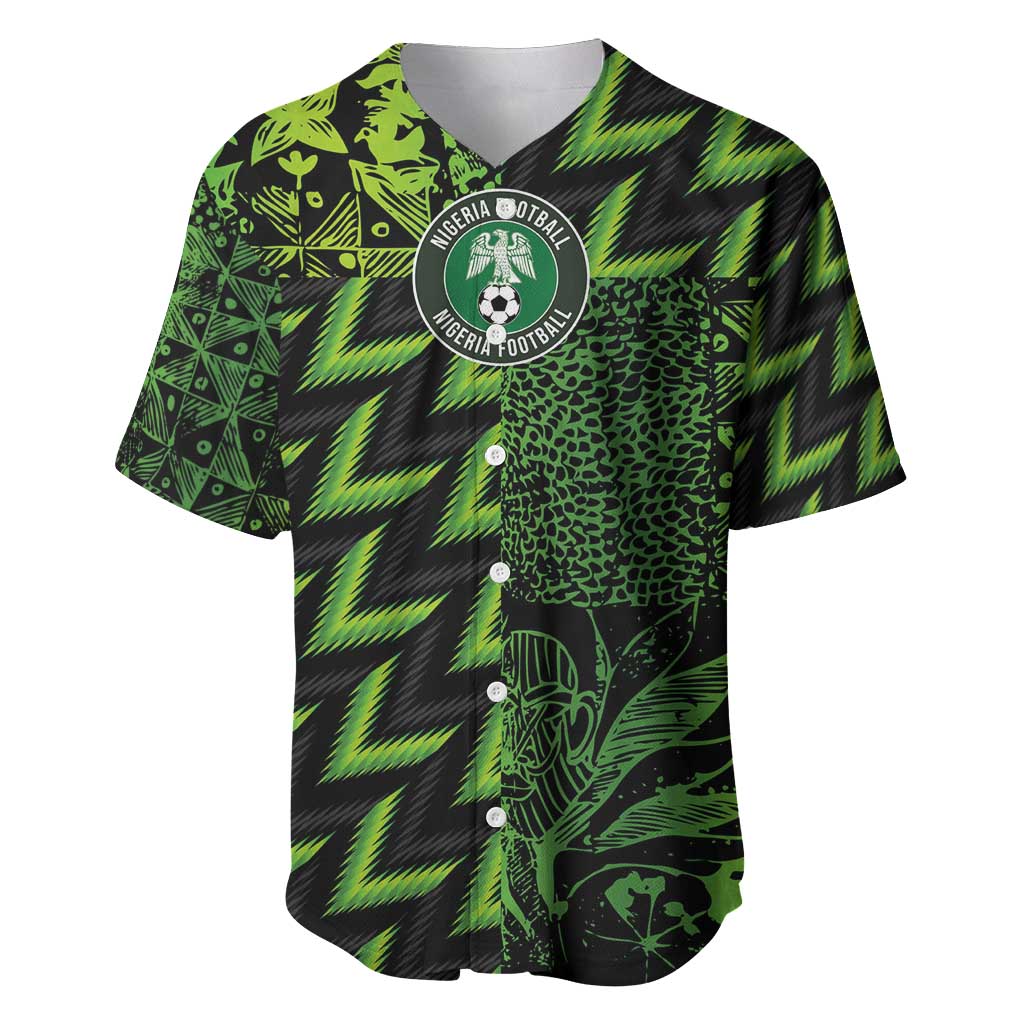 Custom Nigeria Football Baseball Jersey Super Eagles Champions - Wonder Print Shop