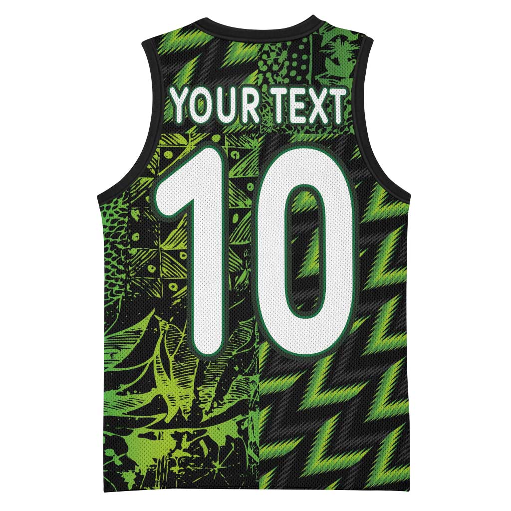 Custom Nigeria Football Basketball Jersey Super Eagles Champions - Wonder Print Shop