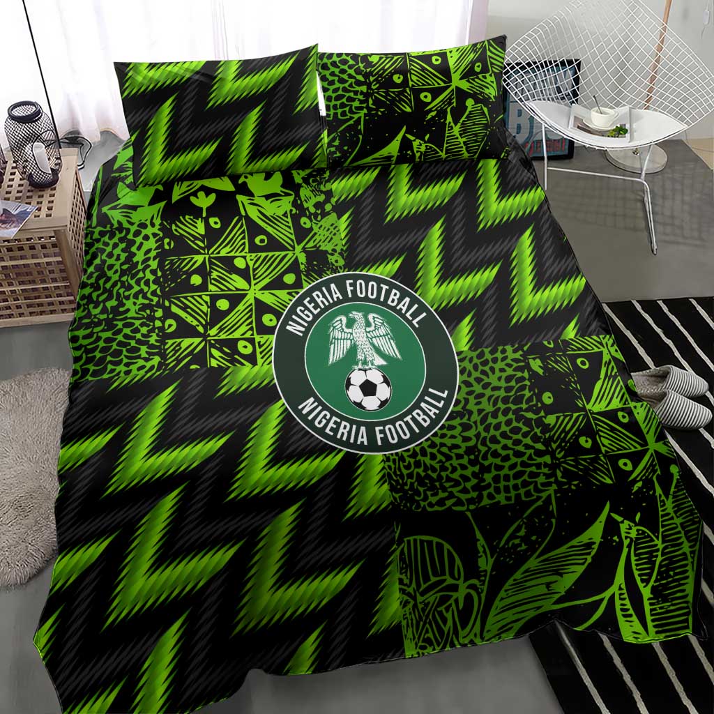 Nigeria Football Bedding Set Super Eagles Champions - Wonder Print Shop