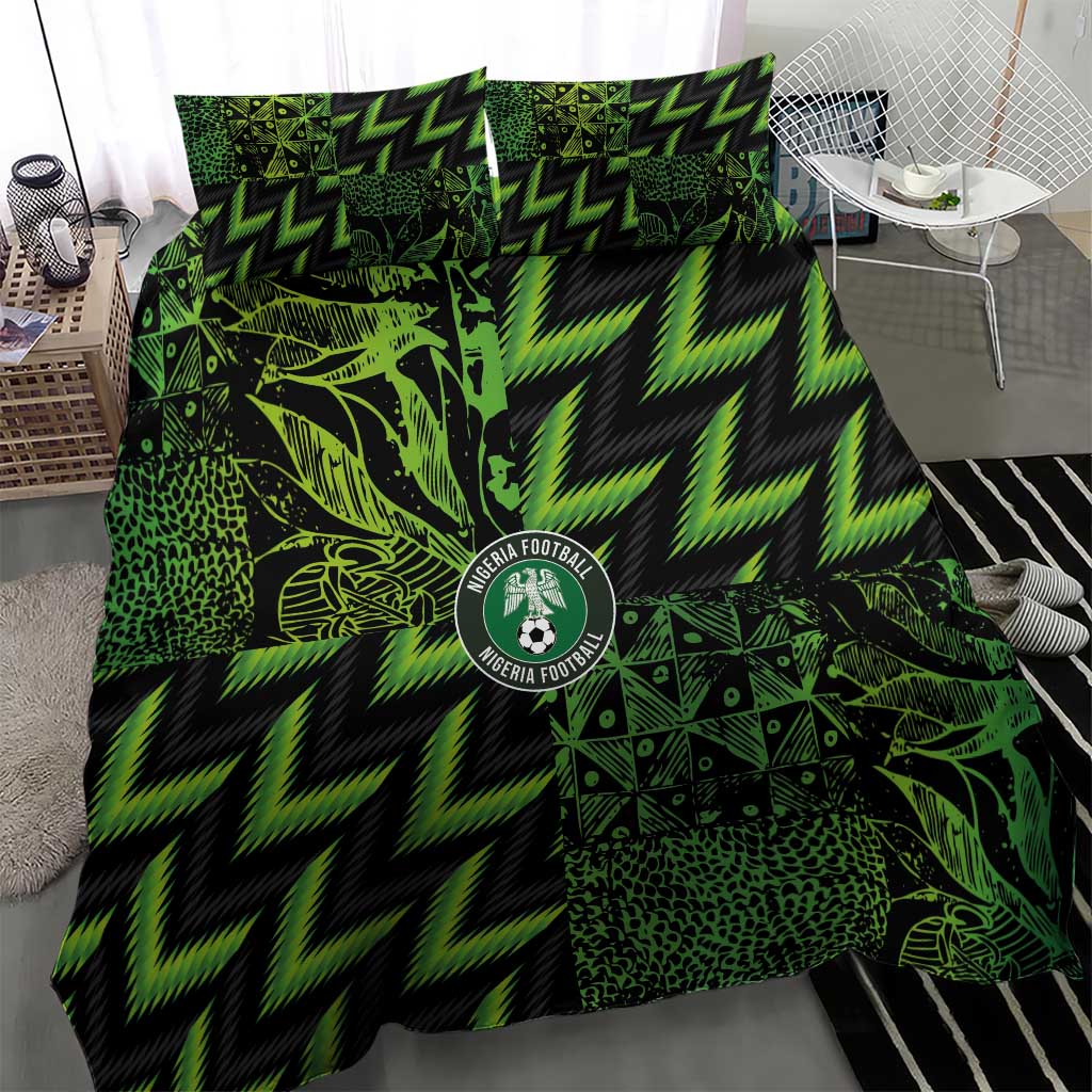 Nigeria Football Bedding Set Super Eagles Champions - Wonder Print Shop