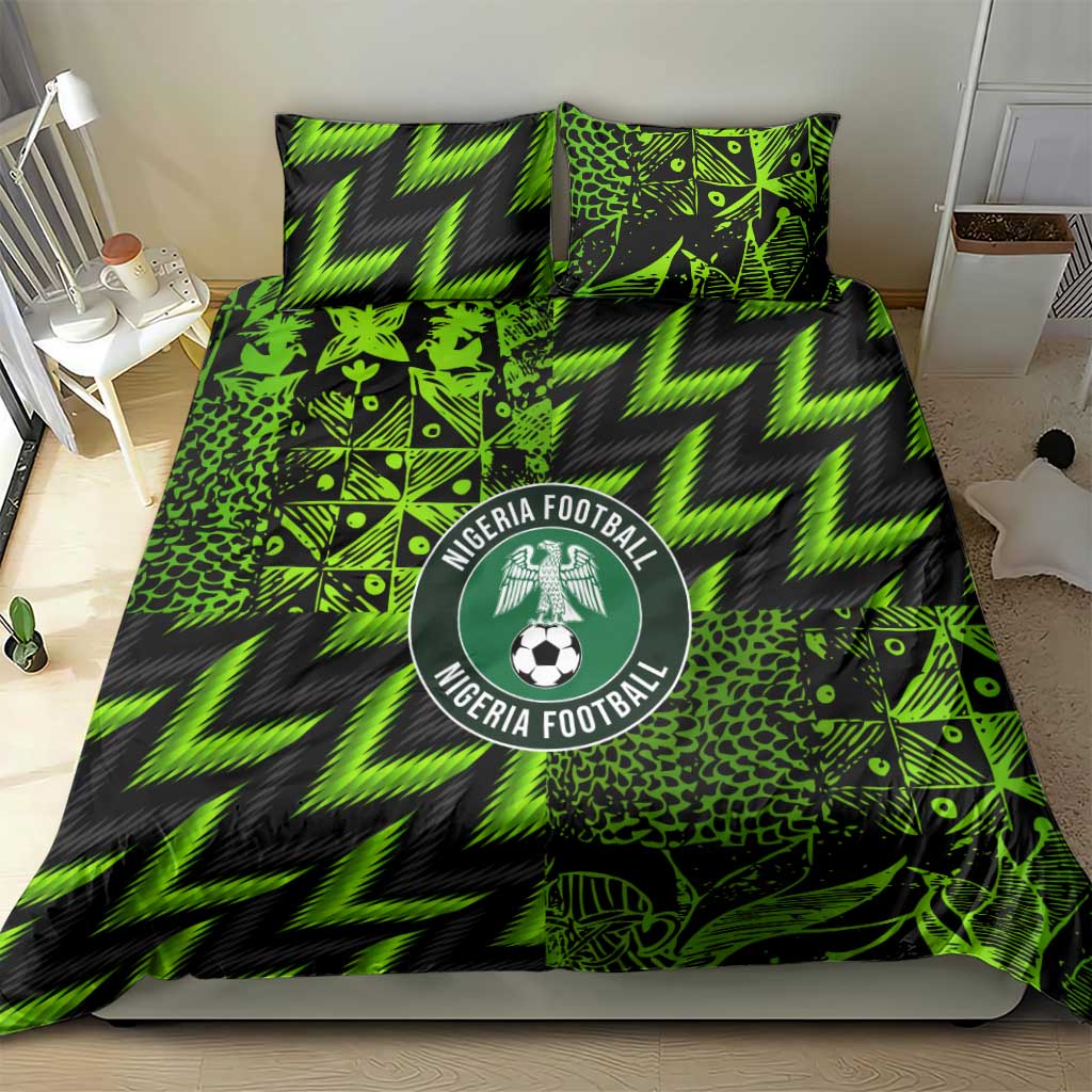 Nigeria Football Bedding Set Super Eagles Champions - Wonder Print Shop