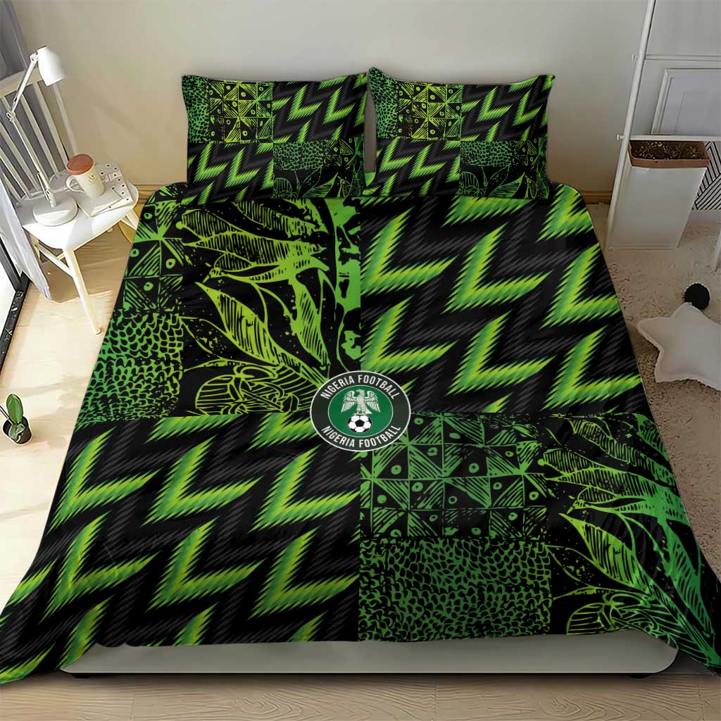 Nigeria Football Bedding Set Super Eagles Champions - Wonder Print Shop