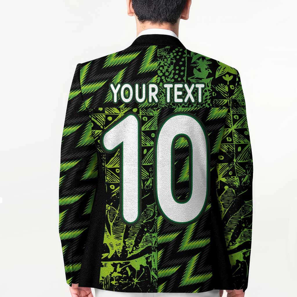 Custom Nigeria Football Blazer Super Eagles Champions - Wonder Print Shop