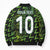 Custom Nigeria Football Bomber Puffer Jacket Super Eagles Champions - Wonder Print Shop