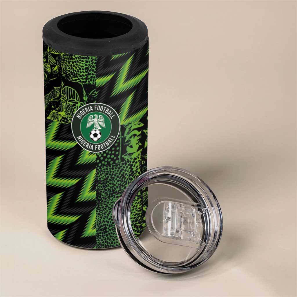 Custom Nigeria Football 4 in 1 Can Cooler Tumbler Super Eagles Champions - Wonder Print Shop