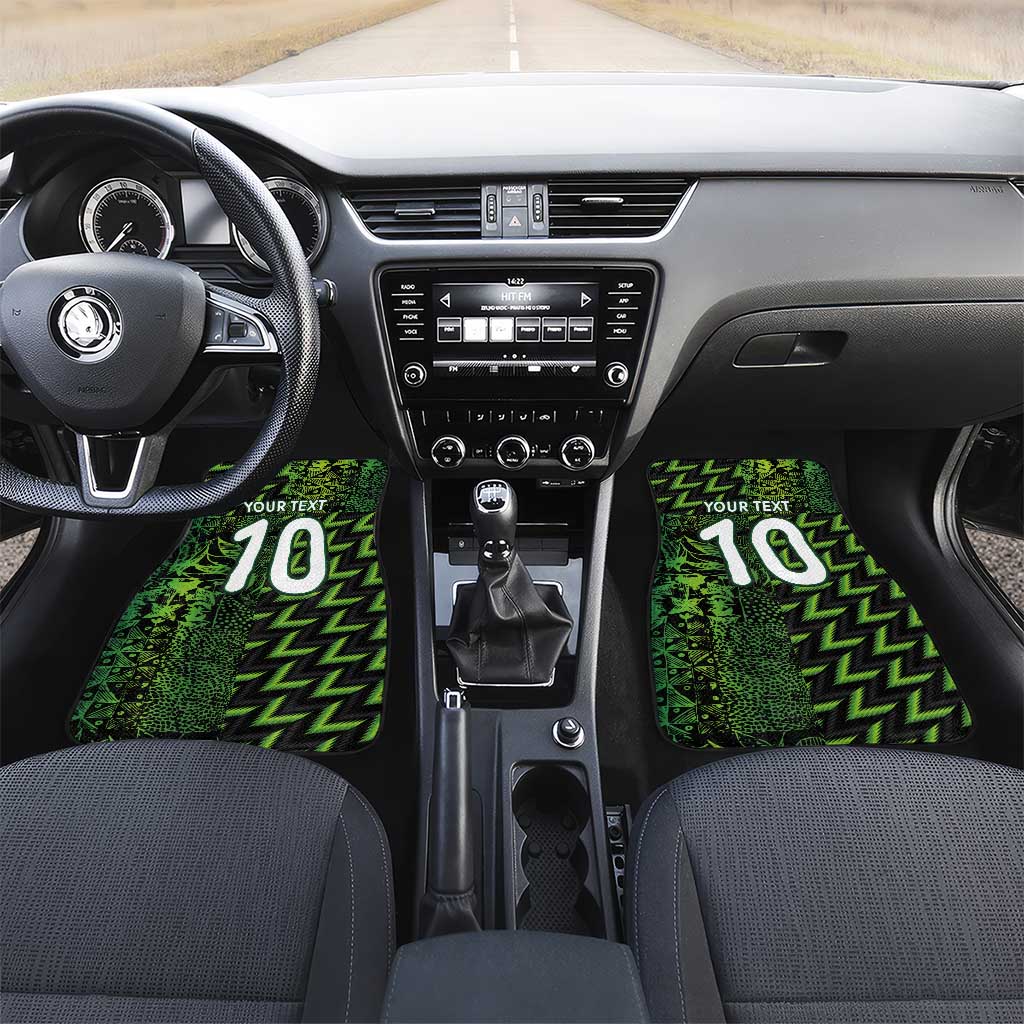 Custom Nigeria Football Car Mats Super Eagles Champions - Wonder Print Shop
