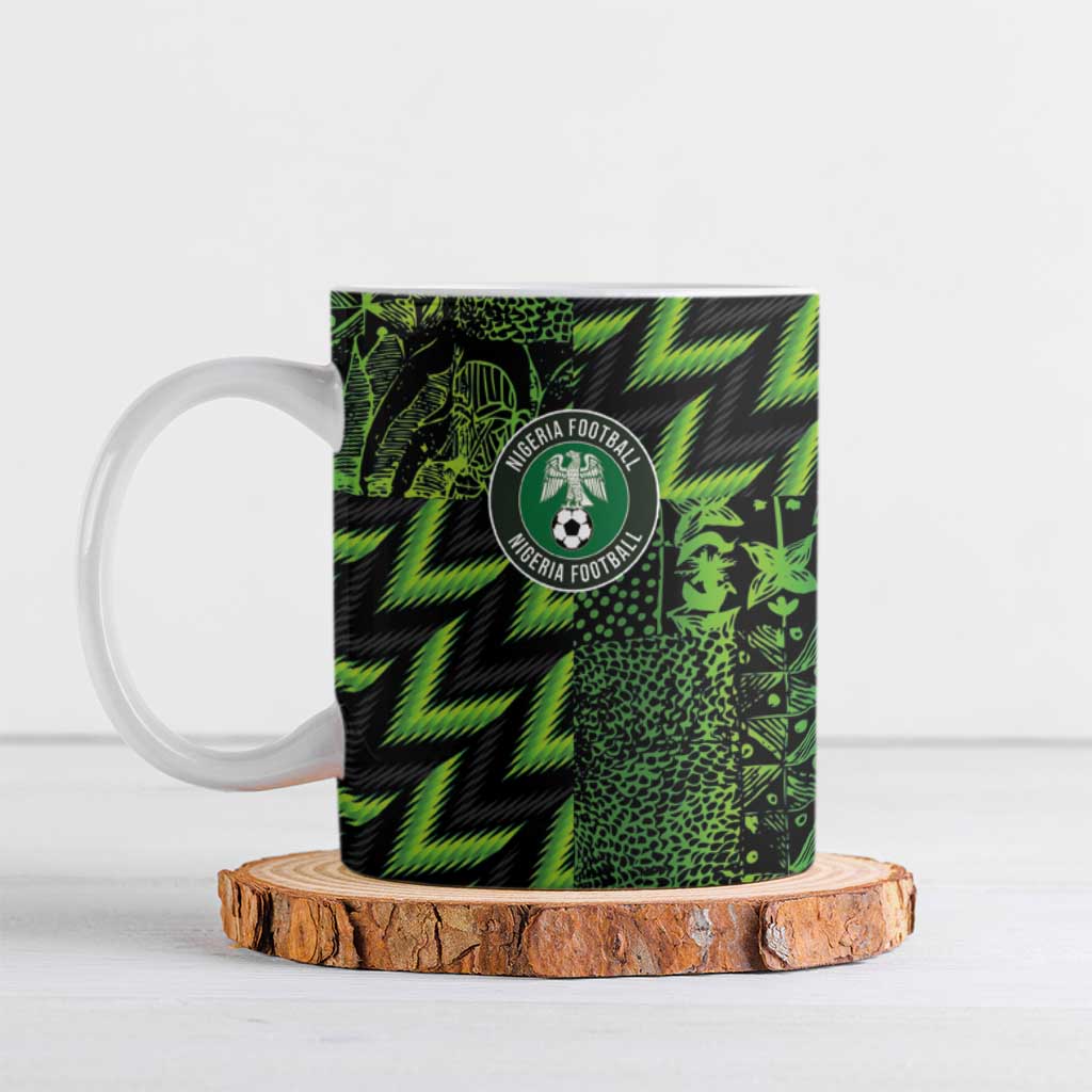 Custom Nigeria Football Ceramic Mug Super Eagles Champions - Wonder Print Shop