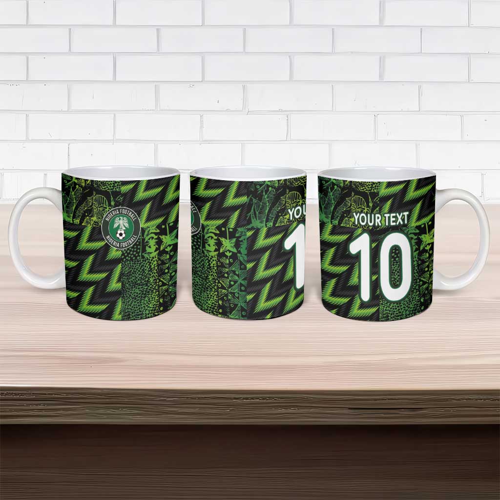 Custom Nigeria Football Ceramic Mug Super Eagles Champions - Wonder Print Shop