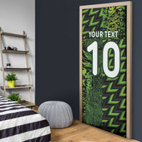 Custom Nigeria Football Door Cover Super Eagles Champions - Wonder Print Shop