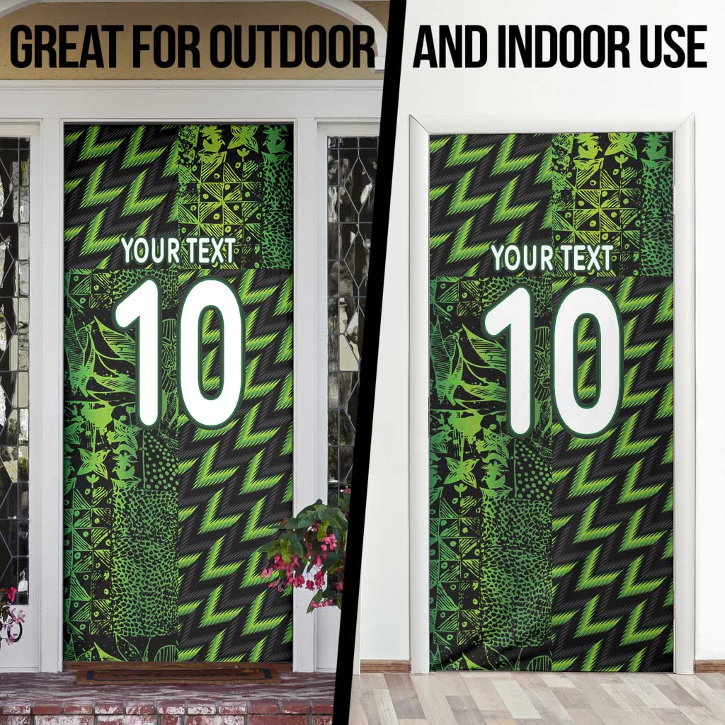 Custom Nigeria Football Door Cover Super Eagles Champions - Wonder Print Shop