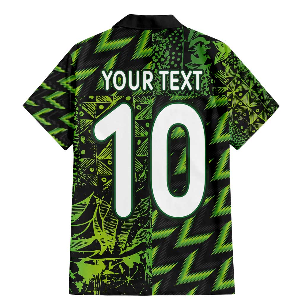 Custom Nigeria Football Family Matching Mermaid Dress and Hawaiian Shirt Super Eagles Champions - Wonder Print Shop