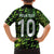 Custom Nigeria Football Family Matching Off The Shoulder Long Sleeve Dress and Hawaiian Shirt Super Eagles Champions - Wonder Print Shop