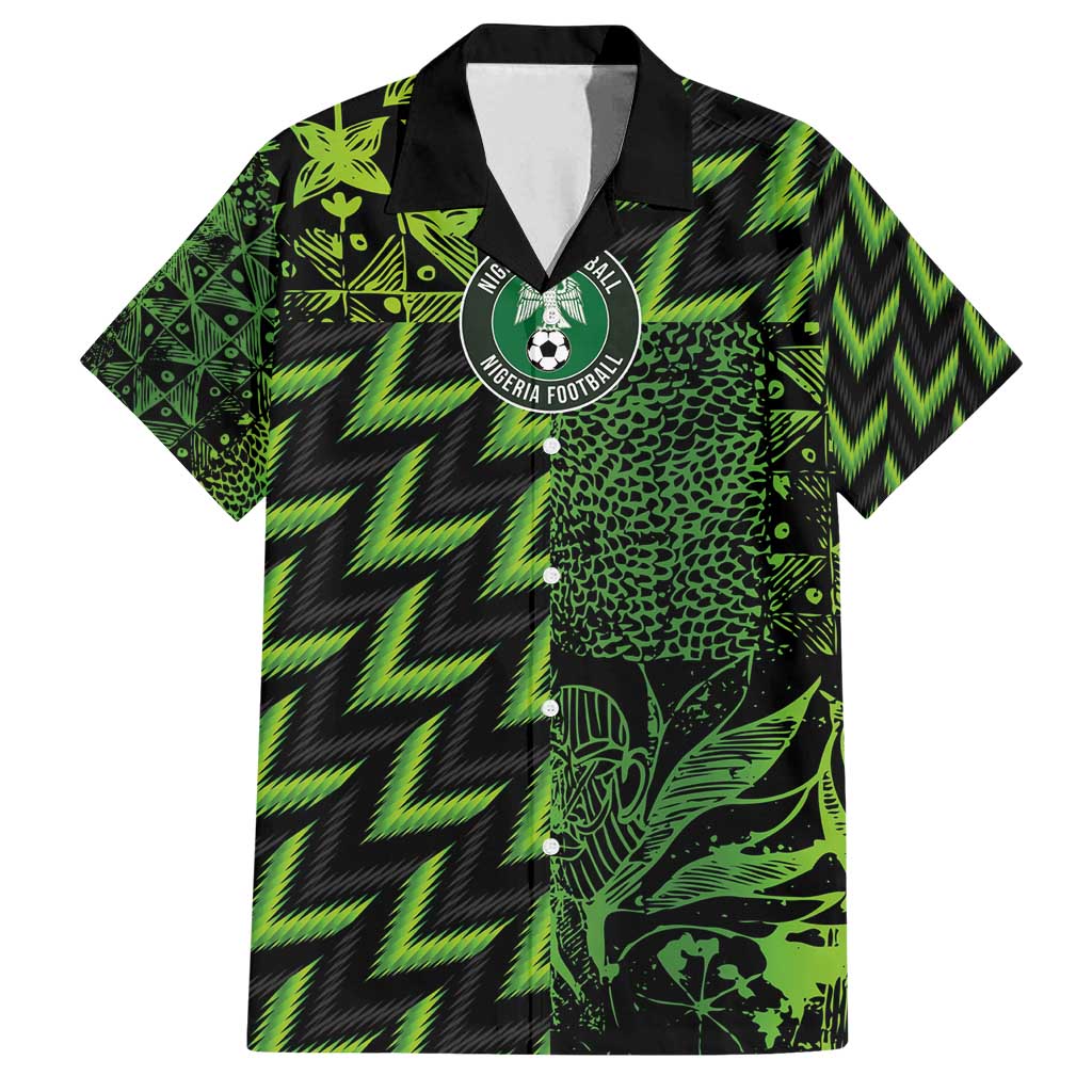 Custom Nigeria Football Family Matching Off Shoulder Maxi Dress and Hawaiian Shirt Super Eagles Champions - Wonder Print Shop