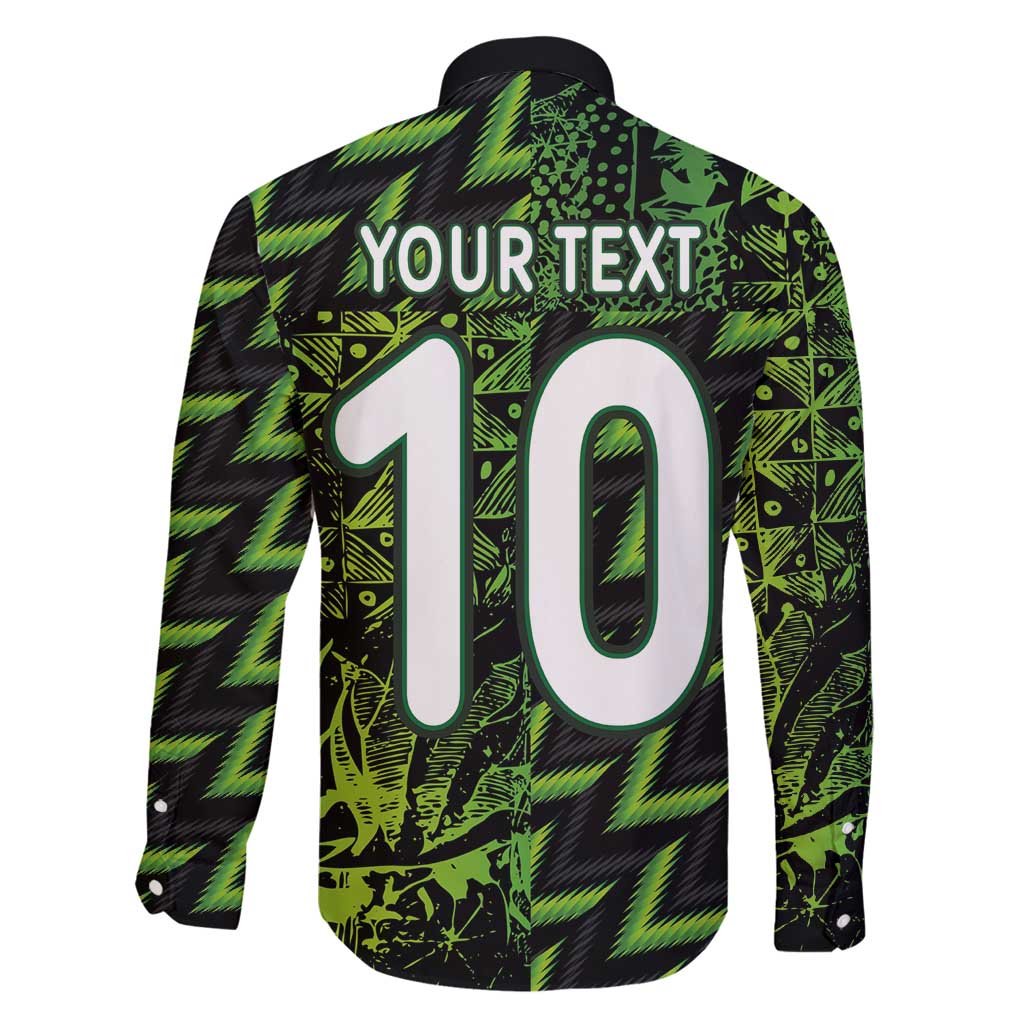 Custom Nigeria Football Family Matching Off Shoulder Maxi Dress and Hawaiian Shirt Super Eagles Champions - Wonder Print Shop