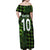 Custom Nigeria Football Family Matching Off Shoulder Maxi Dress and Hawaiian Shirt Super Eagles Champions - Wonder Print Shop