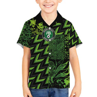 Custom Nigeria Football Family Matching Off Shoulder Maxi Dress and Hawaiian Shirt Super Eagles Champions - Wonder Print Shop