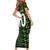 Custom Nigeria Football Family Matching Short Sleeve Bodycon Dress and Hawaiian Shirt Super Eagles Champions - Wonder Print Shop