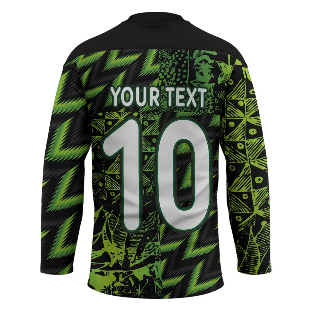 Custom Nigeria Football Hockey Jersey Super Eagles Champions - Wonder Print Shop