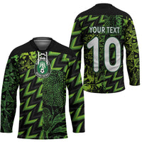 Custom Nigeria Football Hockey Jersey Super Eagles Champions - Wonder Print Shop