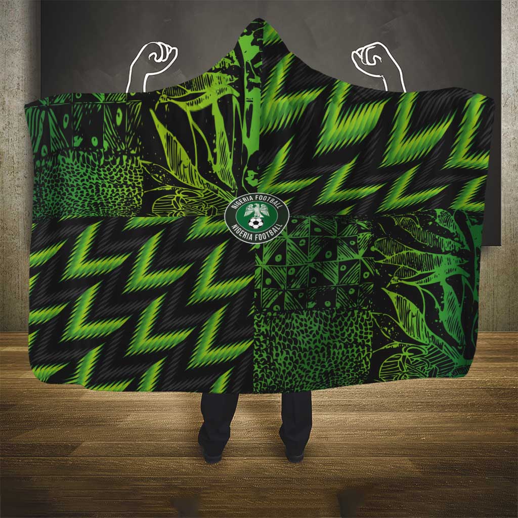 Nigeria Football Hooded Blanket Super Eagles Champions - Wonder Print Shop