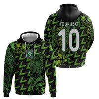 Custom Nigeria Football Hoodie Super Eagles Champions - Wonder Print Shop
