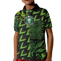 Custom Nigeria Football Kid Polo Shirt Super Eagles Champions - Wonder Print Shop