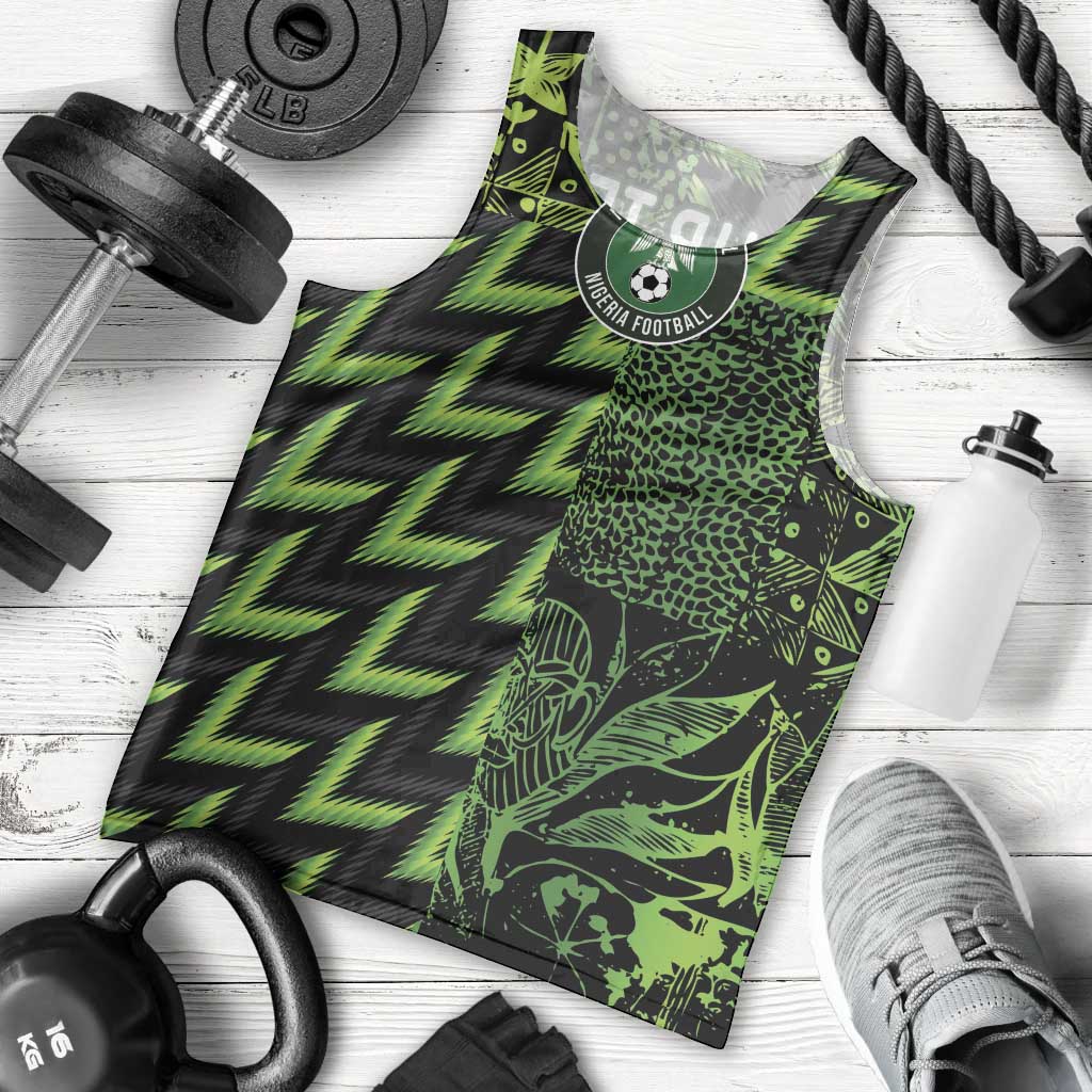 Custom Nigeria Football Men Tank Top Super Eagles Champions - Wonder Print Shop