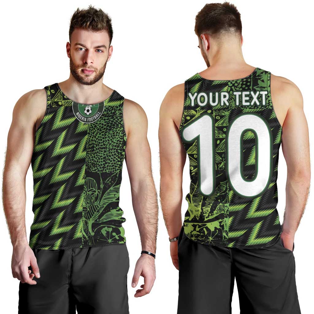 Custom Nigeria Football Men Tank Top Super Eagles Champions - Wonder Print Shop