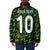 Custom Nigeria Football Padded Jacket Super Eagles Champions - Wonder Print Shop