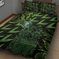 Nigeria Football Quilt Bed Set Super Eagles Champions - Wonder Print Shop