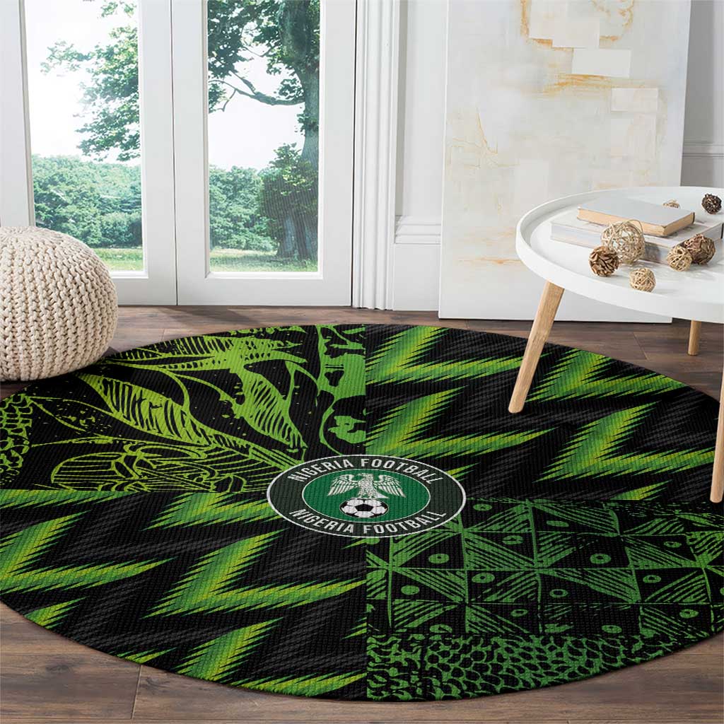 Nigeria Football Round Carpet Super Eagles Champions - Wonder Print Shop