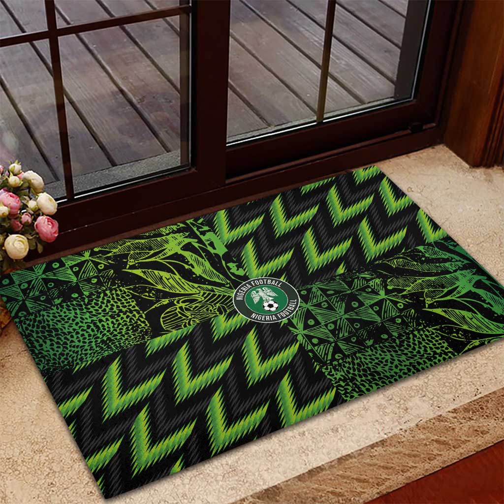 Nigeria Football Rubber Doormat Super Eagles Champions - Wonder Print Shop