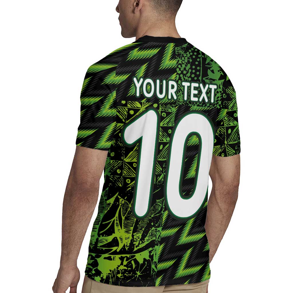 Custom Nigeria Football Rugby Jersey Super Eagles Champions - Wonder Print Shop