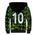 Custom Nigeria Football Sherpa Hoodie Super Eagles Champions - Wonder Print Shop