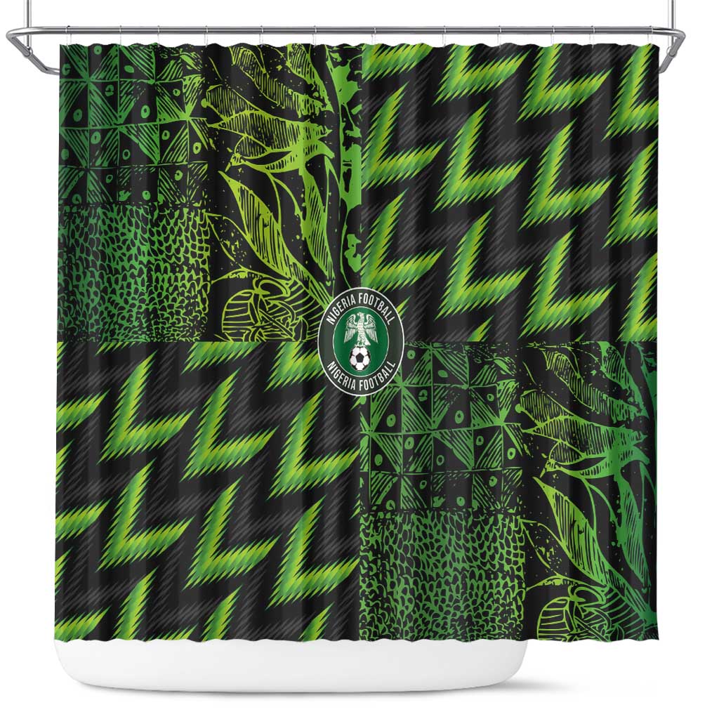Nigeria Football Shower Curtain Super Eagles Champions - Wonder Print Shop