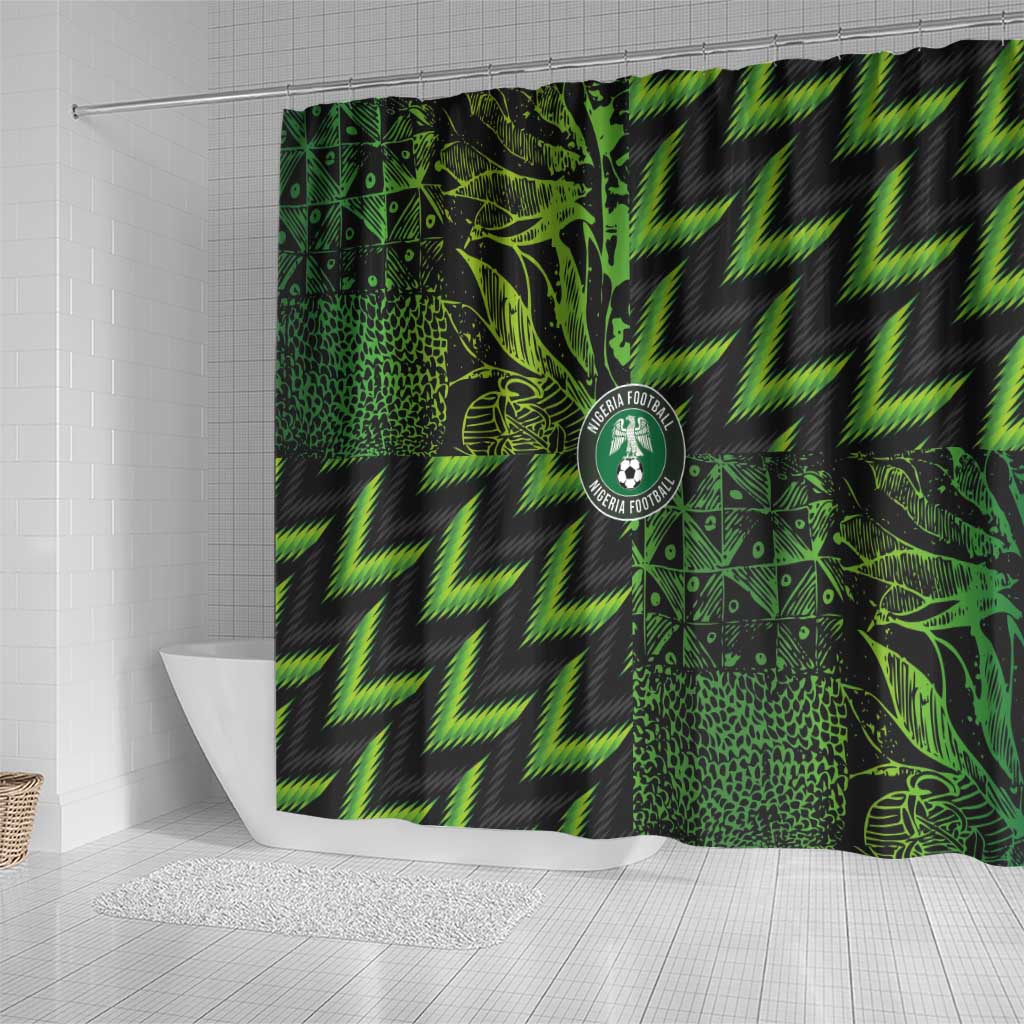 Nigeria Football Shower Curtain Super Eagles Champions - Wonder Print Shop