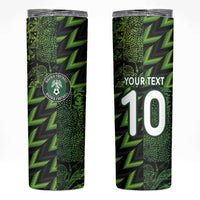 Custom Nigeria Football Skinny Tumbler Super Eagles Champions - Wonder Print Shop