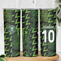 Custom Nigeria Football Skinny Tumbler Super Eagles Champions - Wonder Print Shop