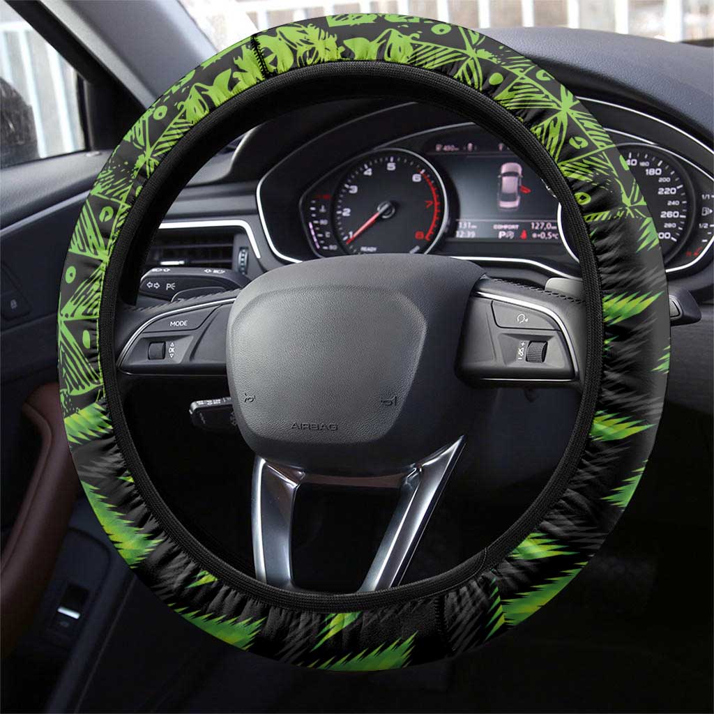 Nigeria Football Steering Wheel Cover Super Eagles Champions - Wonder Print Shop