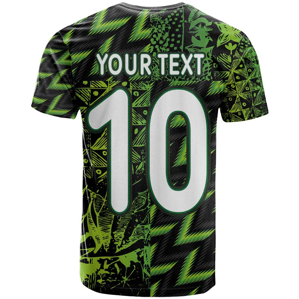 Custom Nigeria Football T Shirt Super Eagles Champions - Wonder Print Shop